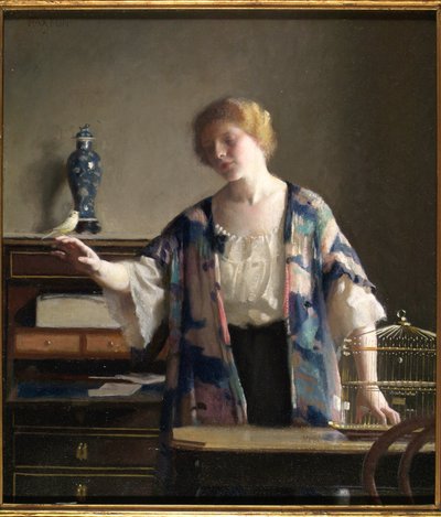 The Canary, 1913 by William McGregor Paxton